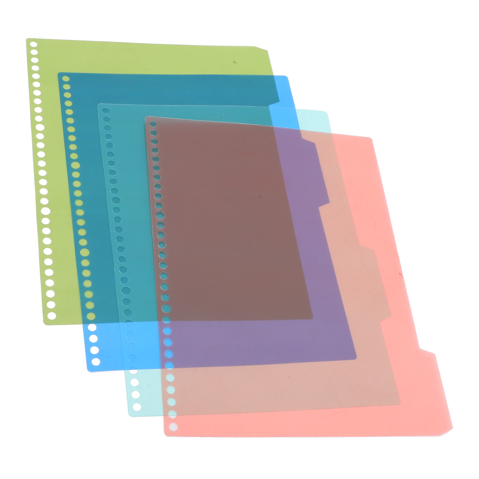 Tab Divider A4 - 4 zestawy wysokiej jakości plastikowych zakładek