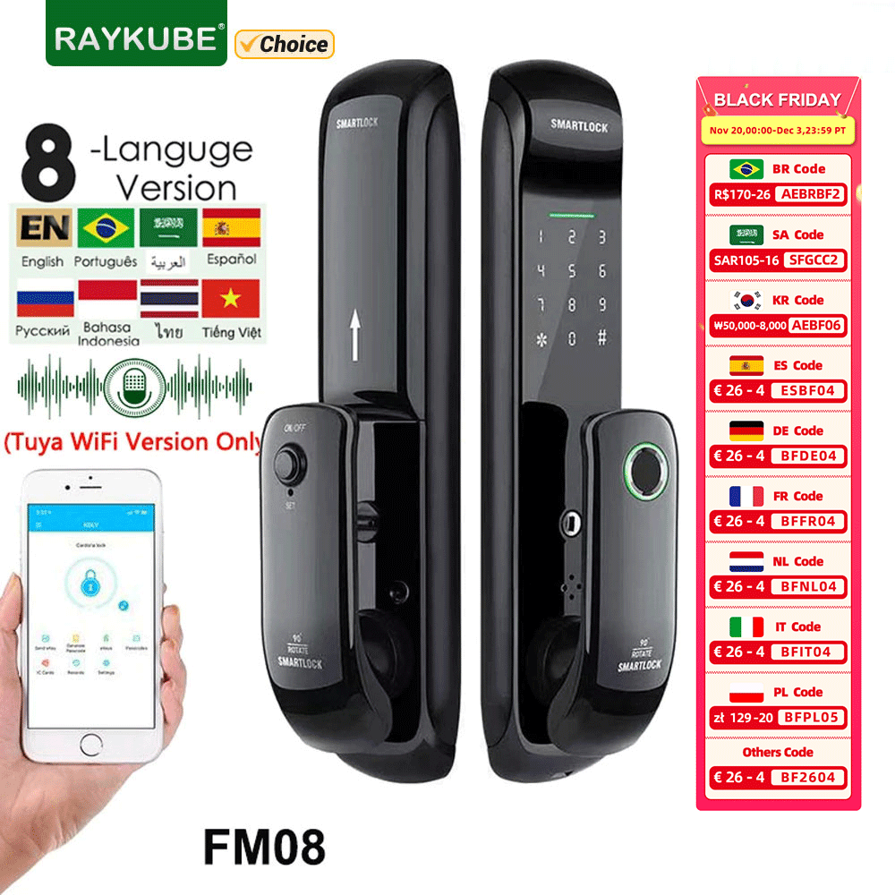 RAYKUBE FM08 Tuya Wifi intelig – Letter Opener Brass recenzja i cena